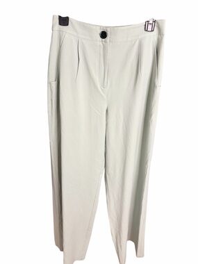 Cue Straight Leg Dress Pants in Light Greenish Gray